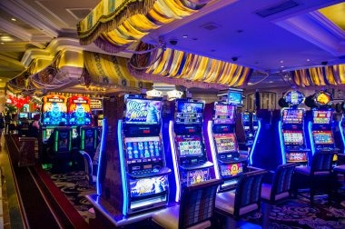 Live dealer casino table with professional croupier